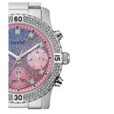 Guess Confetti Multicolored Dial Silver Steel Strap Watch For Women - W0774L1 Authentic Buy Shop Now