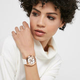Guess G Twist White & Gold Dial White Silicone Strap Watch For Women - W0911L5 Authentic Buy Shop Now