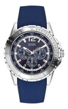 Guess Maverick Black Dial Rubber Strap Watch for Men - W0485G3 Authentic Buy Shop Now