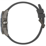 Guess Odyssey Blue Dial Grey Rubber Strap Watch For Men - W1108G6 Authentic Buy Shop Now