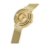 Guess Dream Quartz Gold Dial Gold Mesh Strap Watch For Women - GW0550L2 Authentic Buy Shop Now