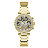 Guess Solstice Diamonds Gold Dial Gold Steel Strap Watch for Women - GW0403L2 Authentic Buy Shop Now