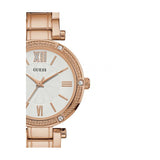 Guess Park Ave White Dial Rose Gold Steel Strap Watch for Women - W0767L3 Authentic Buy Shop Now