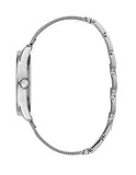 Guess Tri Glitz Quartz Silver Dial Silver Mesh Bracelet Watch For Women - W1142L1 Authentic Buy Shop Now