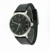 Calvin Klein Surround Black Dial Black Leather Strap Watch for Men - K3W211C1 Authentic Buy Shop Now