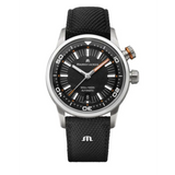 Maurice Lacroix Pontos S Diver Black Dial Orange Rubber Strap Watch For Men - PT6248-SS00L-330-J Authentic Buy Shop Now