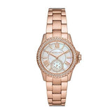 Michael Kors Camille Quartz Mother of Pearl White Dial Rose Gold Steel Strap Watch For Women - MK7364 Authentic Buy Shop Now