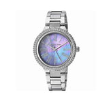 Michael Kors Taryn Mother of Pearl Purple Dial Silver Steel Strap Watch For Women - MK6562 Authentic Buy Shop Now