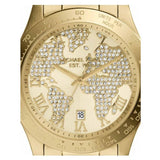Michael Kors Layton Chronograph Gold Dial Gold Steel Strap Watch for Women - MK5959 Authentic Buy Shop Now