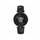 Versace Palazzo Empire Black Dial Black Leather Strap Watch for Women - VCO050017 Authentic Buy Shop Now