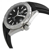 Tag Heuer Aquaracer Automatic Caliber 5 Black Dial Black Rubber Strap Watch for Men - WAY2110.FT8021 Authentic Buy Shop Now