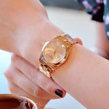 Tissot T Wave Rose Gold Dial Rose Gold Steel Strap Watch For Women - T112.210.33.456.00 Authentic Buy Shop Now