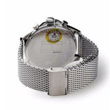 Tommy Hilfiger Chronograph Black Dial Silver Mesh Bracelet Watch for Men - 1791292 Authentic Buy Shop Now