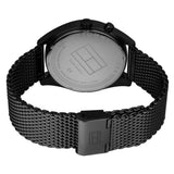 Tommy Hilfiger Deacon Analog Black Dial Black Mesh Bracelet Watch for Men - 1791547 Authentic Buy Shop Now