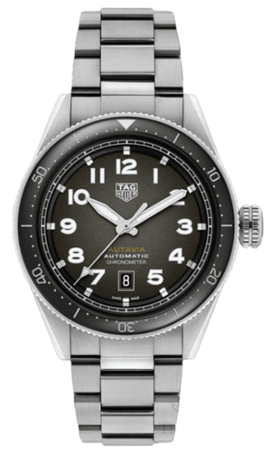 Tag Heuer Autavia Grey Dial Watch for Men - WBE5114.EB0173 Authentic Buy Shop Now