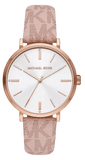 Michael Kors Pyper Quartz Silver Dial Pink Leather Strap Watch for Women - MK2947 Authentic Buy Shop Now