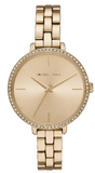 Michael Kors Charley Three-Hand Quartz Gold Dial Gold Steel Strap Watch for Women - MK4399 Authentic Buy Shop Now