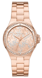Michael Kors Lennox Quartz Rose Gold Dial Rose Gold Steel Strap Watch For Women - MK7405 Authentic Buy Shop Now