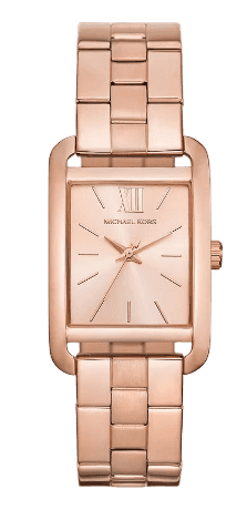 Michael Kors Monroe Three Hand Rose Gold Dial Rose Gold Steel Strap Watch for Women - MKO1032 Authentic Buy Shop Now