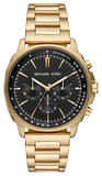 Michael Kors Sullivan Quartz Black Dial Gold Steel Strap Watch For Men - MK8969 Authentic Buy Shop Now