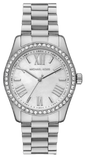 Michael Kors Lexington Crystals Mother of Pearl White Dial Silver Steel Strap Watch for Women - MK1087 Authentic Buy Shop Now