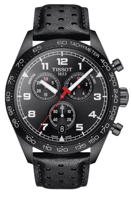 Tissot T Sport PRS 516 Chronograph Black Dial Black Leather Strap Watch for Men - T131.617.36.052.00 Authentic Buy Shop Now