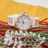 Guess Swirl Quartz Silver Dial White Rubber Strap Watch For Women - W1096l2 Authentic Buy Shop Now