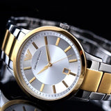 Emporio Armani Renato Silver Dial Two Tone Steel Strap Watch For Men - AR2449 Authentic Buy Shop Now