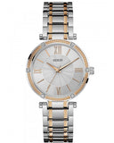 Guess Park Ave Silver Dial Two Tone Steel Strap Watch for Women - W0636L1 Authentic Buy Shop Now