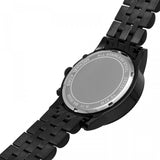 Michael Kors Hutton Chronograph Black Dial Black Steel Strap Watch For Men - MK9089 Authentic Buy Shop Now