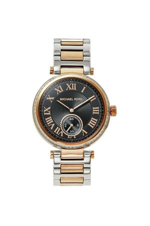Michael Kors Skylar Black Dial Two Tone Steel Strap Watch for Women - MK5957 Authentic Buy Shop Now