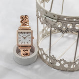 Guess Vanity Diamonds Silver Dial Gold Steel Strap Watch for Women - W1030L4 Authentic Buy Shop Now