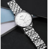 Mido Baroncelli II Automatic White Dial Silver Steel Strap Watch For Men - M8600.4.26.1 Authentic Buy Shop Now