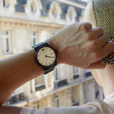 Emporio Armani Luigi White Dial Black Mesh Bracelet Watch For Men - AR11046 Authentic Buy Shop Now