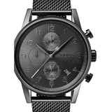 Hugo Boss Navigator Grey Dial Grey Mesh Bracelet Watch for Men - 1513674 Authentic Buy Shop Now