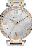 Guess Park Ave Silver Dial Two Tone Steel Strap Watch for Women - W0636L1 Authentic Buy Shop Now