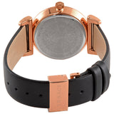 Versace V-Motif Vintage Logo Black Dial Black Leather Strap Watch for Women - VERE00818 Authentic Buy Shop Now