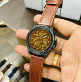 Fossil Bronson Automatic Skeleton Black Dial Brown Leather Strap Watch for Men - ME3219 Authentic Buy Shop Now