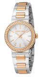 Just Cavalli Glam Silver Dial Two Tone Steel Strap Watch for Women - RC5L098M0075 Authentic Buy Shop Now