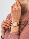 Fossil Jacqueline Rose Gold Dial Rose Gold Steel Strap Watch for Women - ES3546 Authentic Buy Shop Now