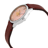 Gucci G Timeless Quartz Diamonds Pink Dial Red Leather Strap Watch For Women - YA1265017 Authentic Buy Shop Now