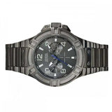 Guess Rigor Multifunction Black Dial Black Steel Strap Watch For Men - W0218G1 Authentic Buy Shop Now