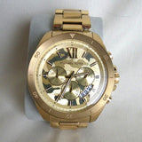 Michael Kors Brecken Chronograph Gold Dial Gold Steel Strap Watch For Men - MK8934 Authentic Buy Shop Now