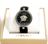 Versace Palazzo Empire Black Dial Black Leather Strap Watch for Women - VCO060017 Authentic Buy Shop Now