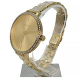 Michael Kors Charley Three-Hand Quartz Gold Dial Gold Steel Strap Watch for Women - MK4399 Authentic Buy Shop Now