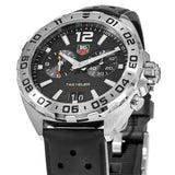Tag Heuer Formula 1 Alarm Quartz Black Dial Black Rubber Strap Watch for Men - WAZ111A.FT8023 Authentic Buy Shop Now
