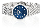 Maurice Lacroix Eliros Diamonds Blue Dial Silver Steel Strap Watch For Women - EL1094-SS002-450-1 Authentic Buy Shop Now