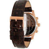 Guess Exec Chronograph Brown Dial Brown Leather Strap Watch For Men - W0076G4 Authentic Buy Shop Now