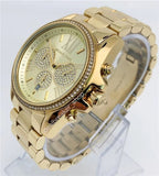 Michael Kors Bradshaw Quartz Gold Dial Gold Steel Strap Watch For Women - MK6538 Authentic Buy Shop Now