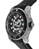 Gucci Dive Quartz Kingsnake Black Dial Black Rubber Strap Watch For Men - YA136217 Authentic Buy Shop Now